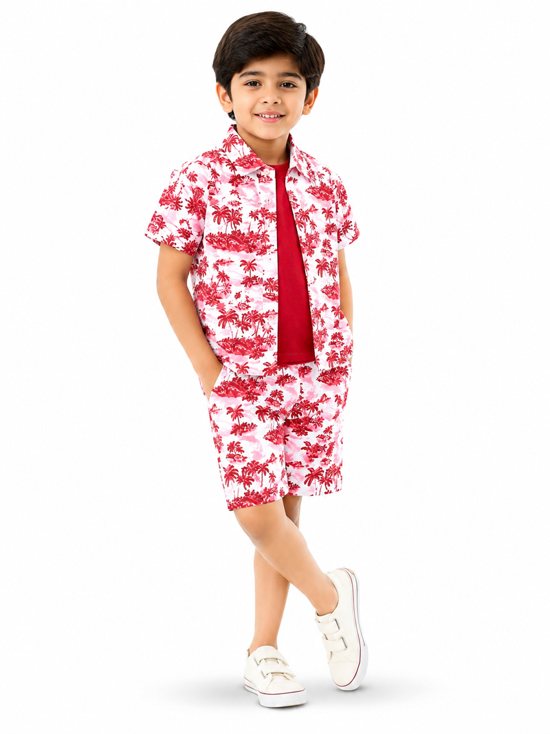 BOYS SHIRT AND SHORT SET