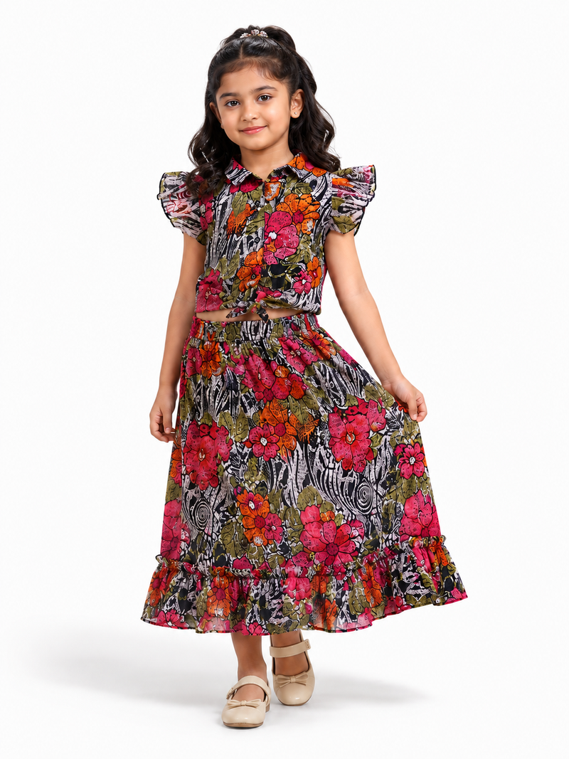 GIRLS SKIRT SET