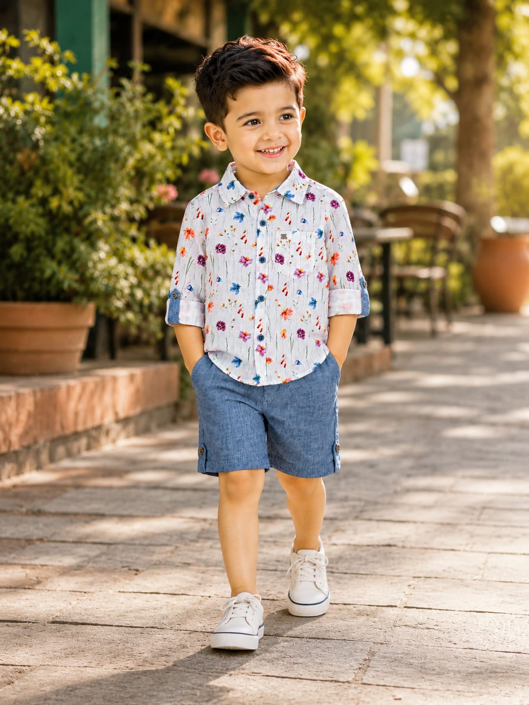 SHIRT AND SHORTS SET