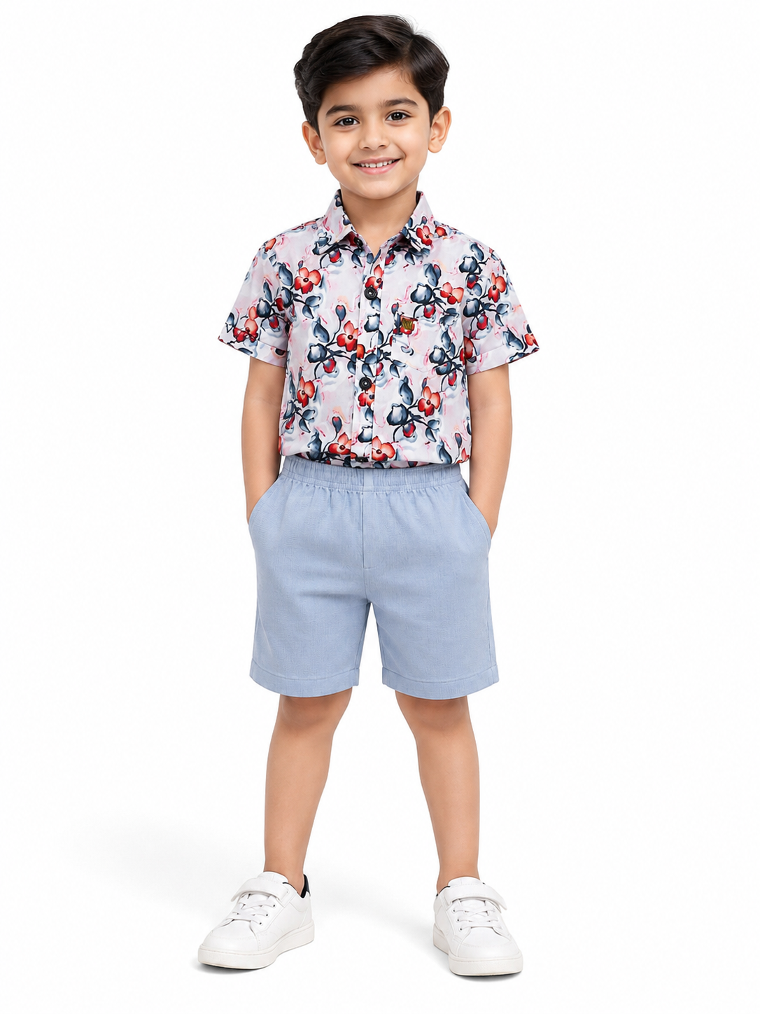 BOYS SHIRT SHORT SET