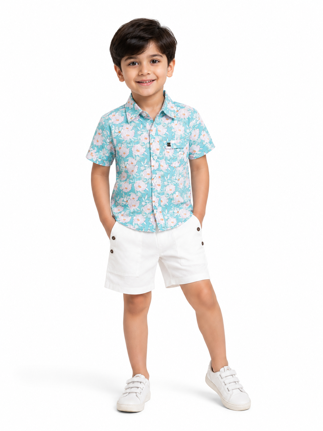 BOYS SHIRT SHORT SET