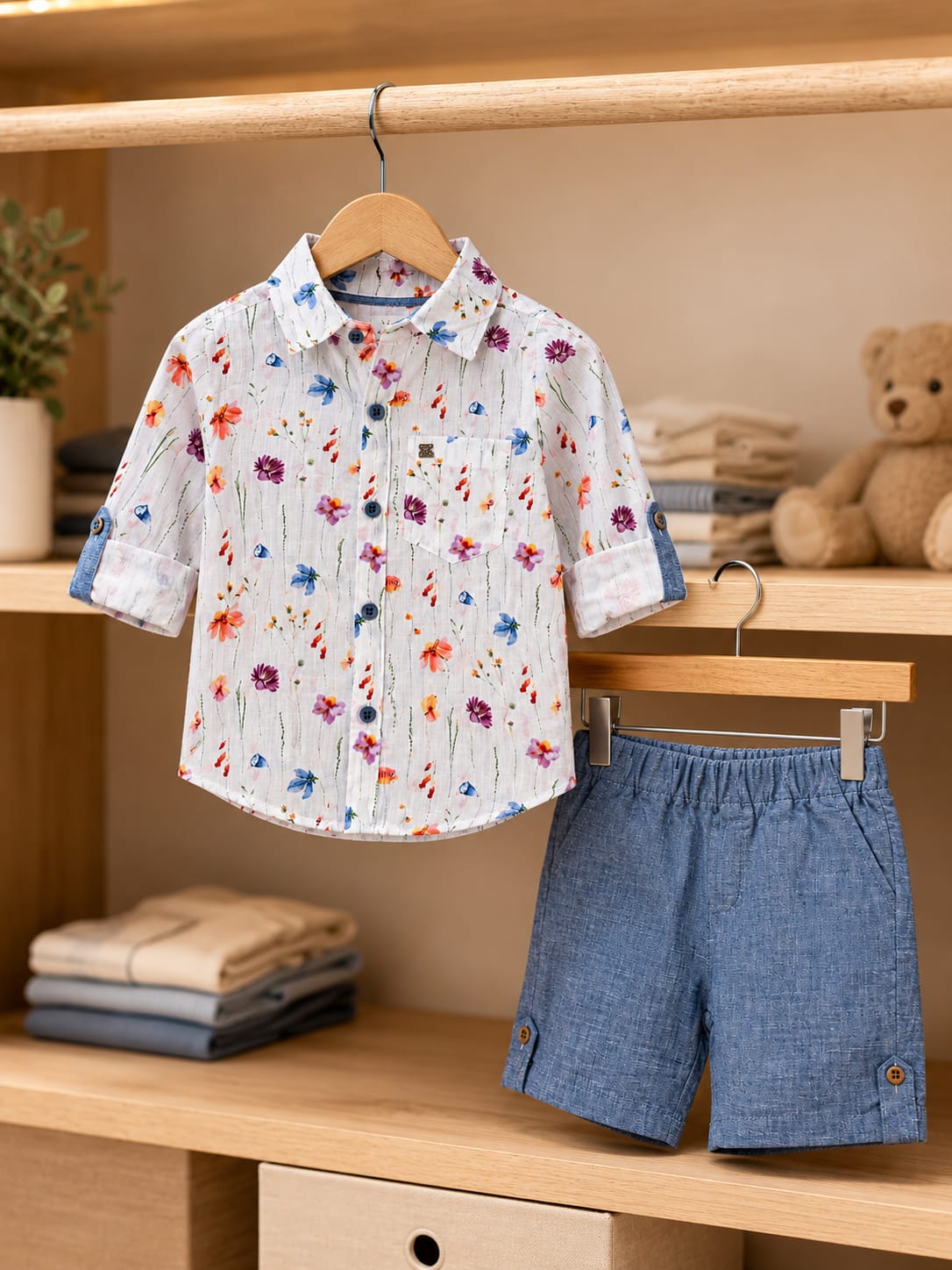SHIRT AND SHORTS SET