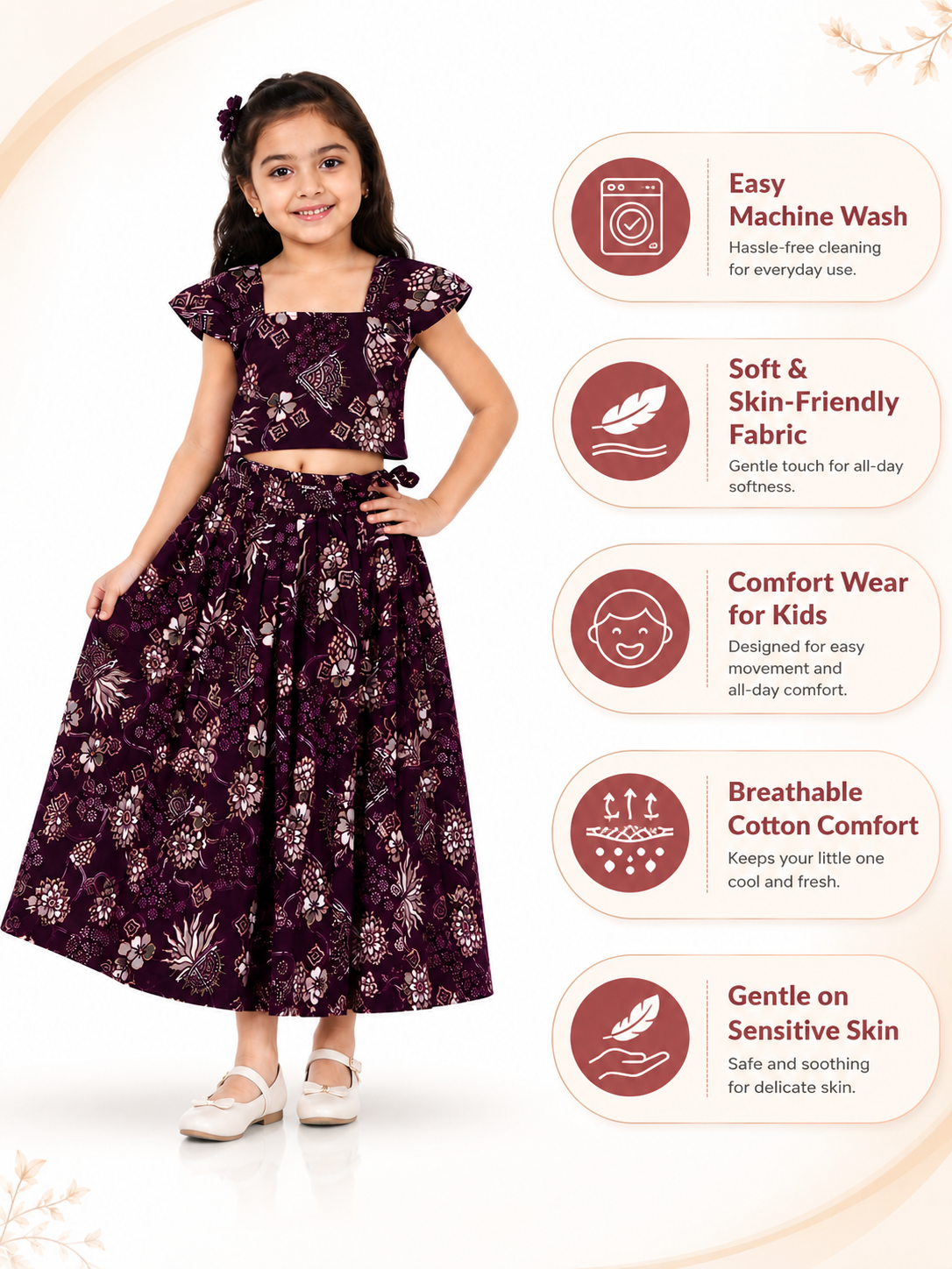 GIRLS SKIRT SET
