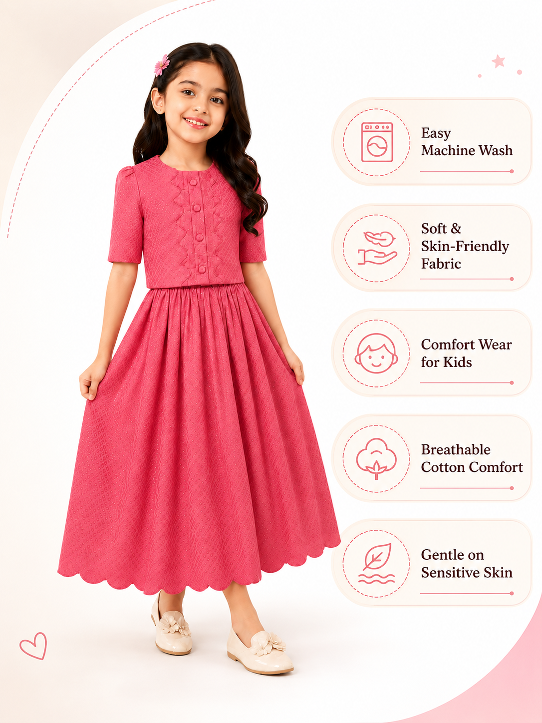 GIRLS SKIRT SET