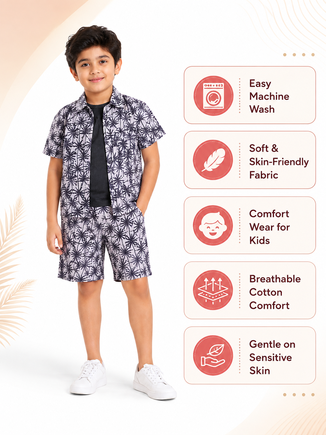 BOYS SHIRT AND SHORT SET