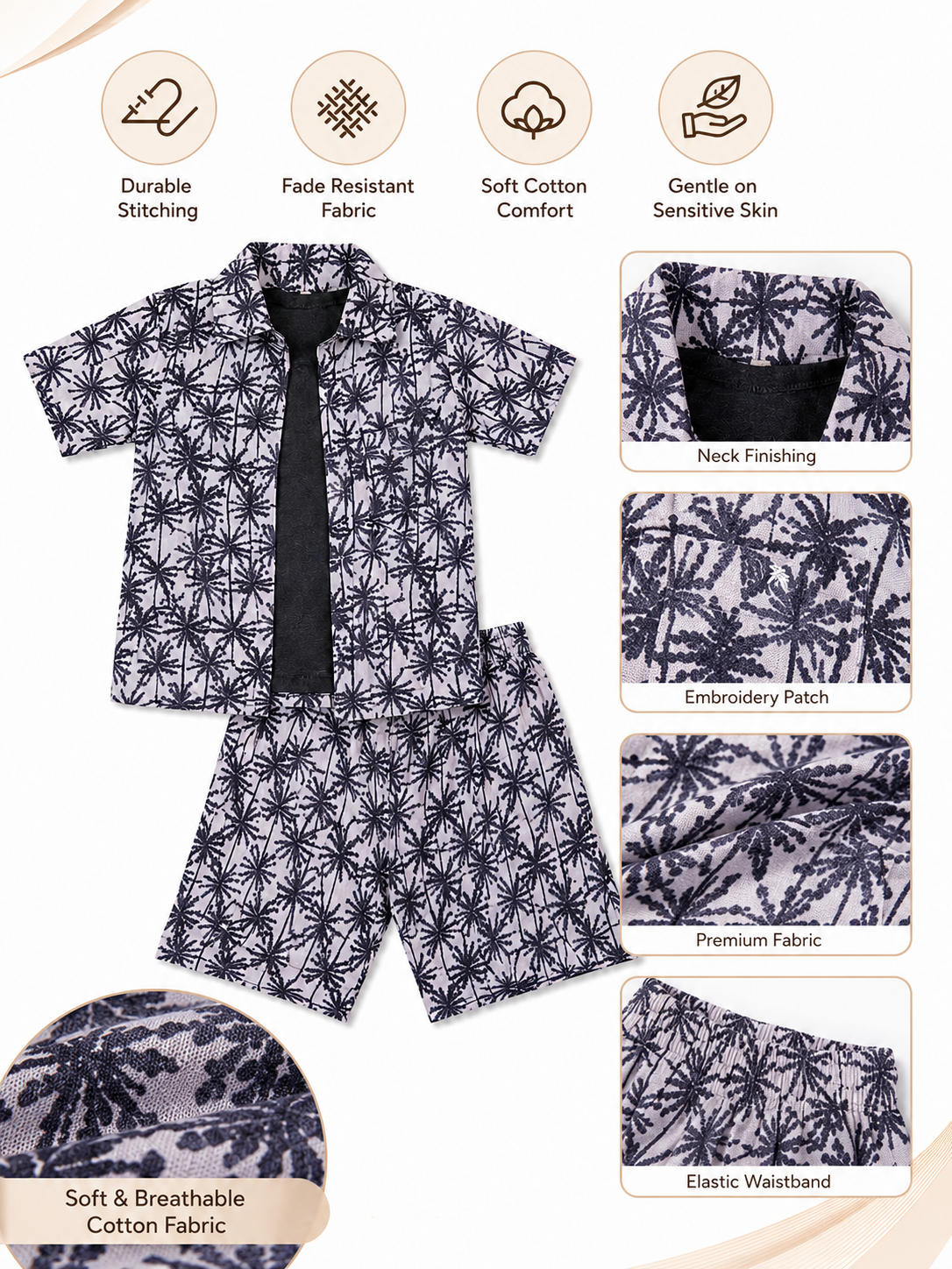 BOYS SHIRT AND SHORT SET