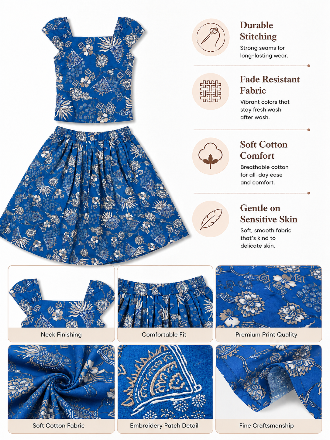 GIRLS SKIRT SET