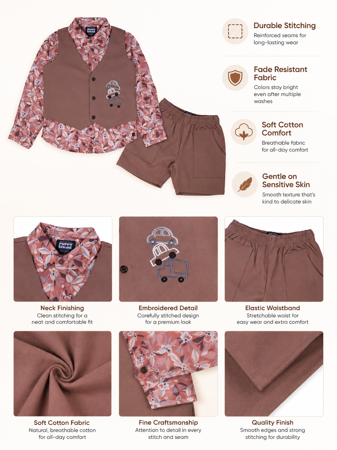 BOYS COAT SET