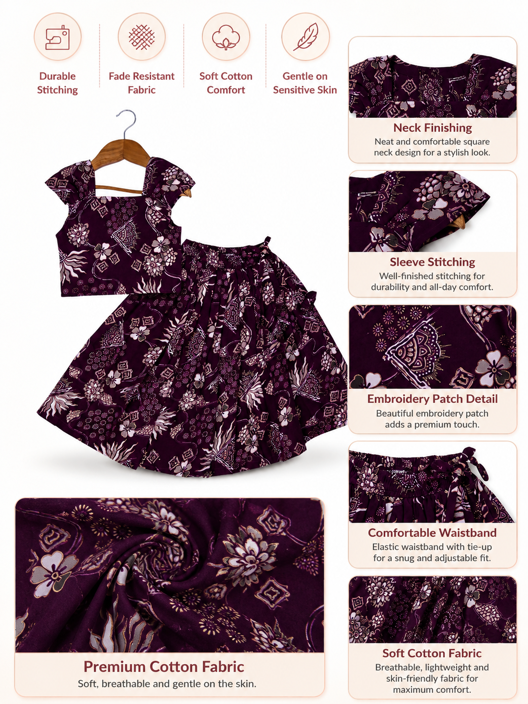 GIRLS SKIRT SET