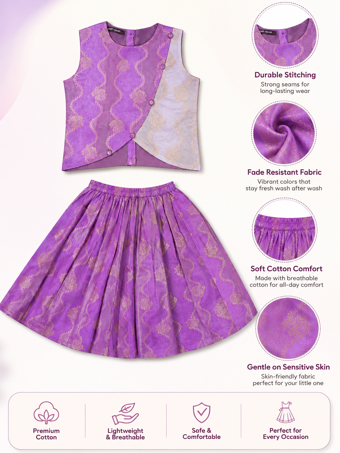 GIRLS SKIRT SET