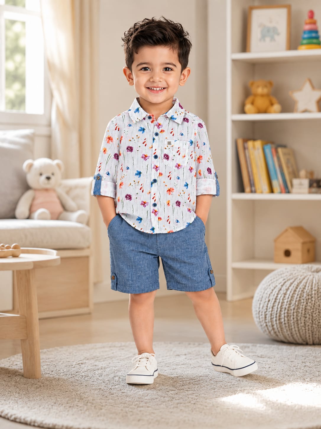 SHIRT AND SHORTS SET