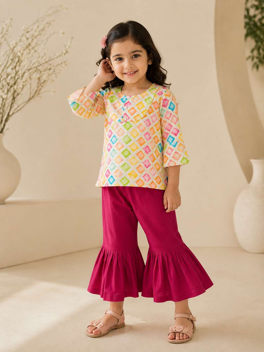 GIRLS KURTHI SET