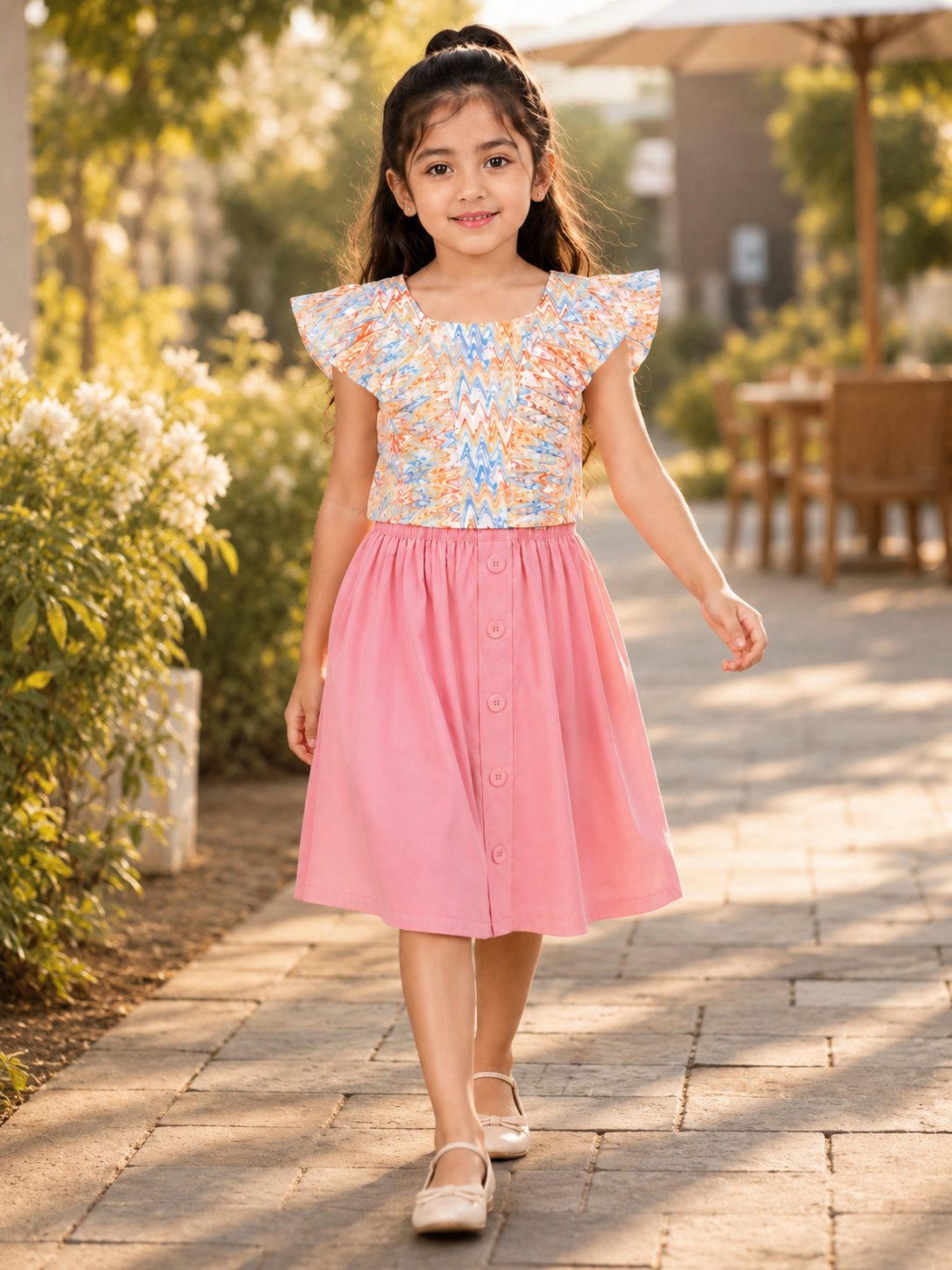 GIRLS SKIRT SET