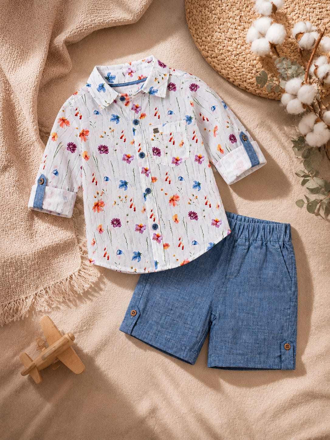 SHIRT AND SHORTS SET