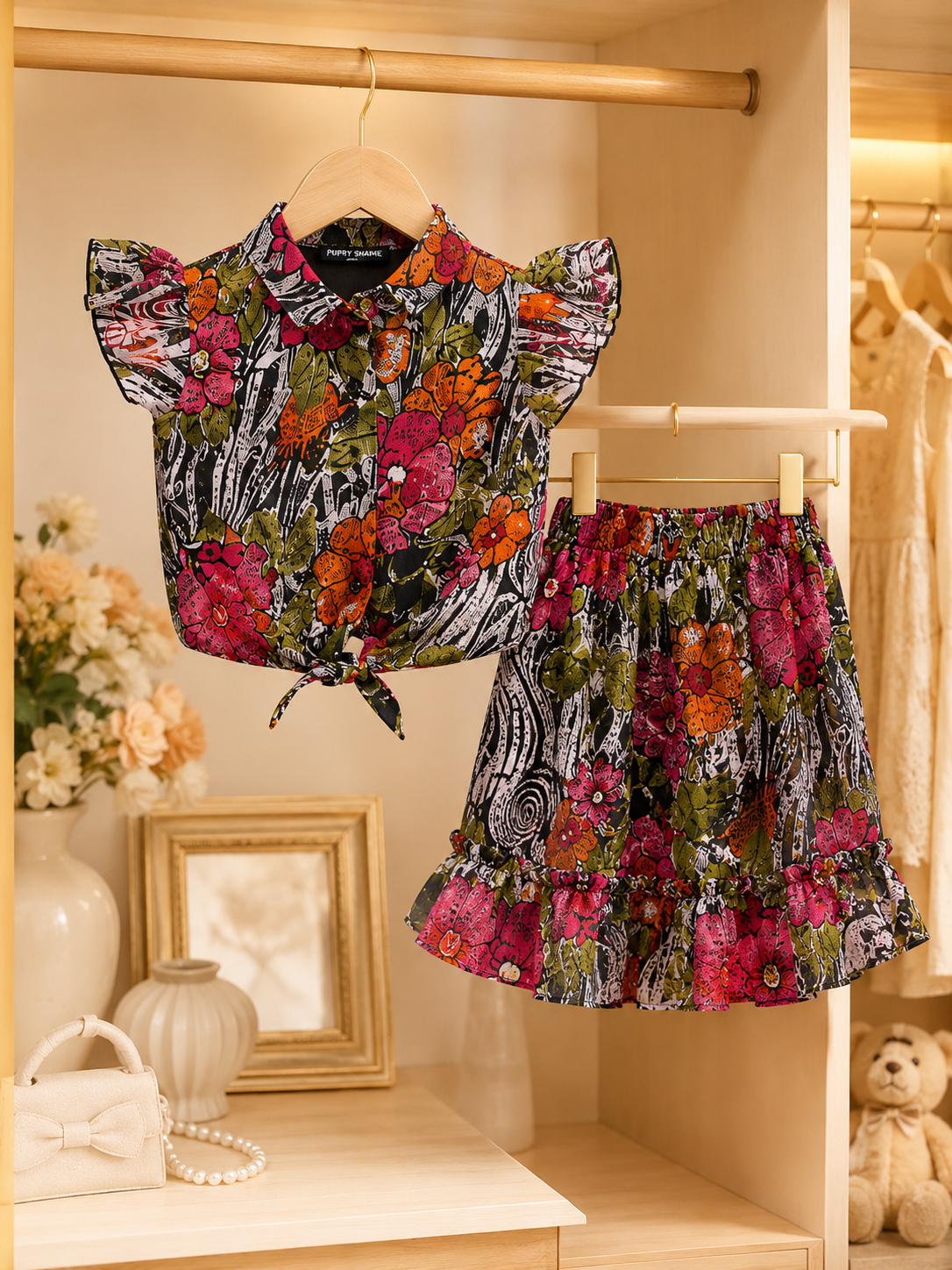 GIRLS SKIRT SET