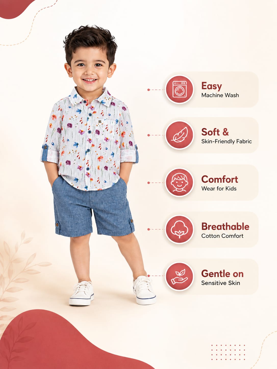 SHIRT AND SHORTS SET