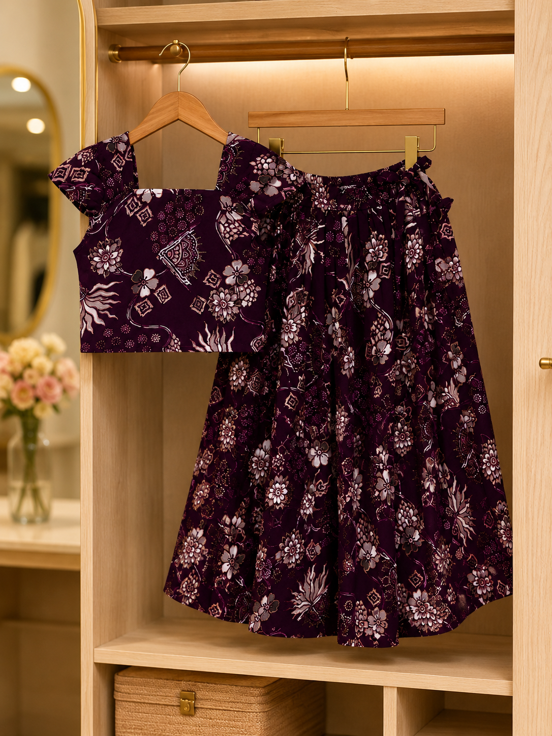 GIRLS SKIRT SET