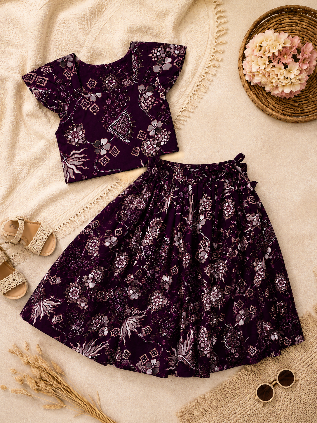 GIRLS SKIRT SET