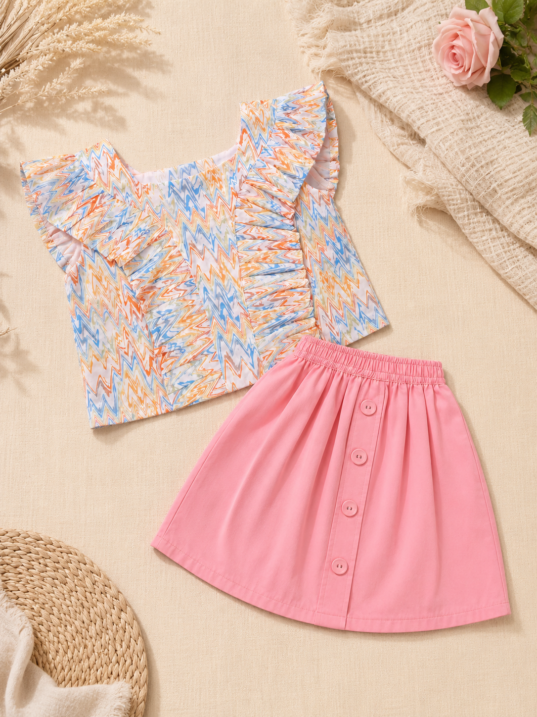GIRLS SKIRT SET