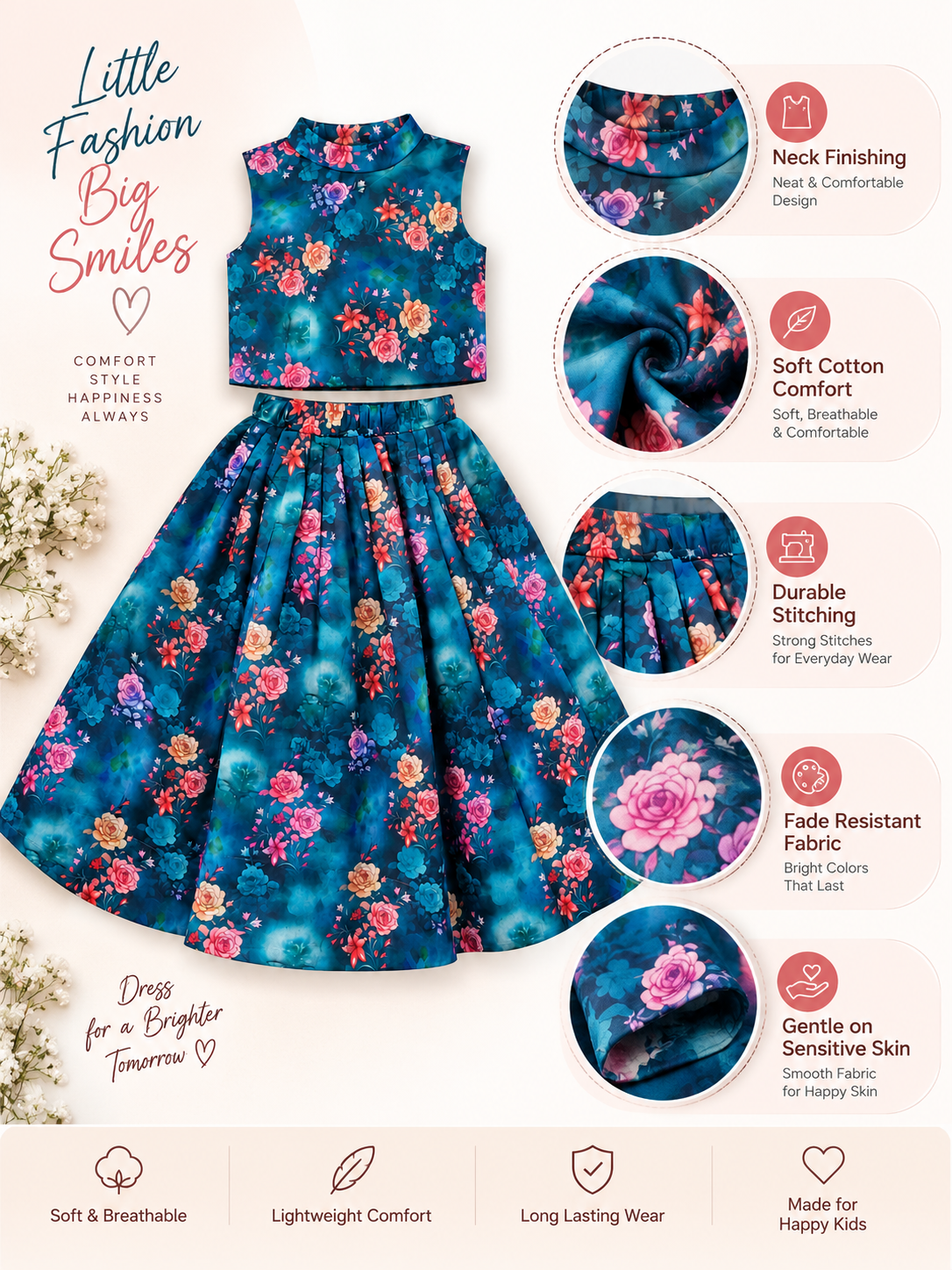 GIRLS SKIRT SET