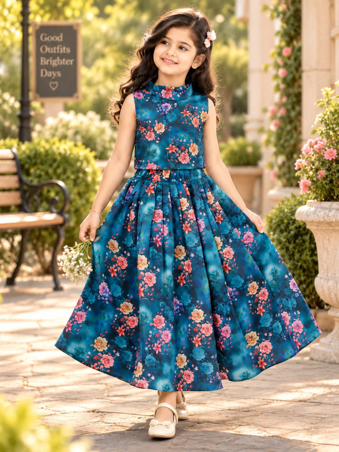 GIRLS SKIRT SET