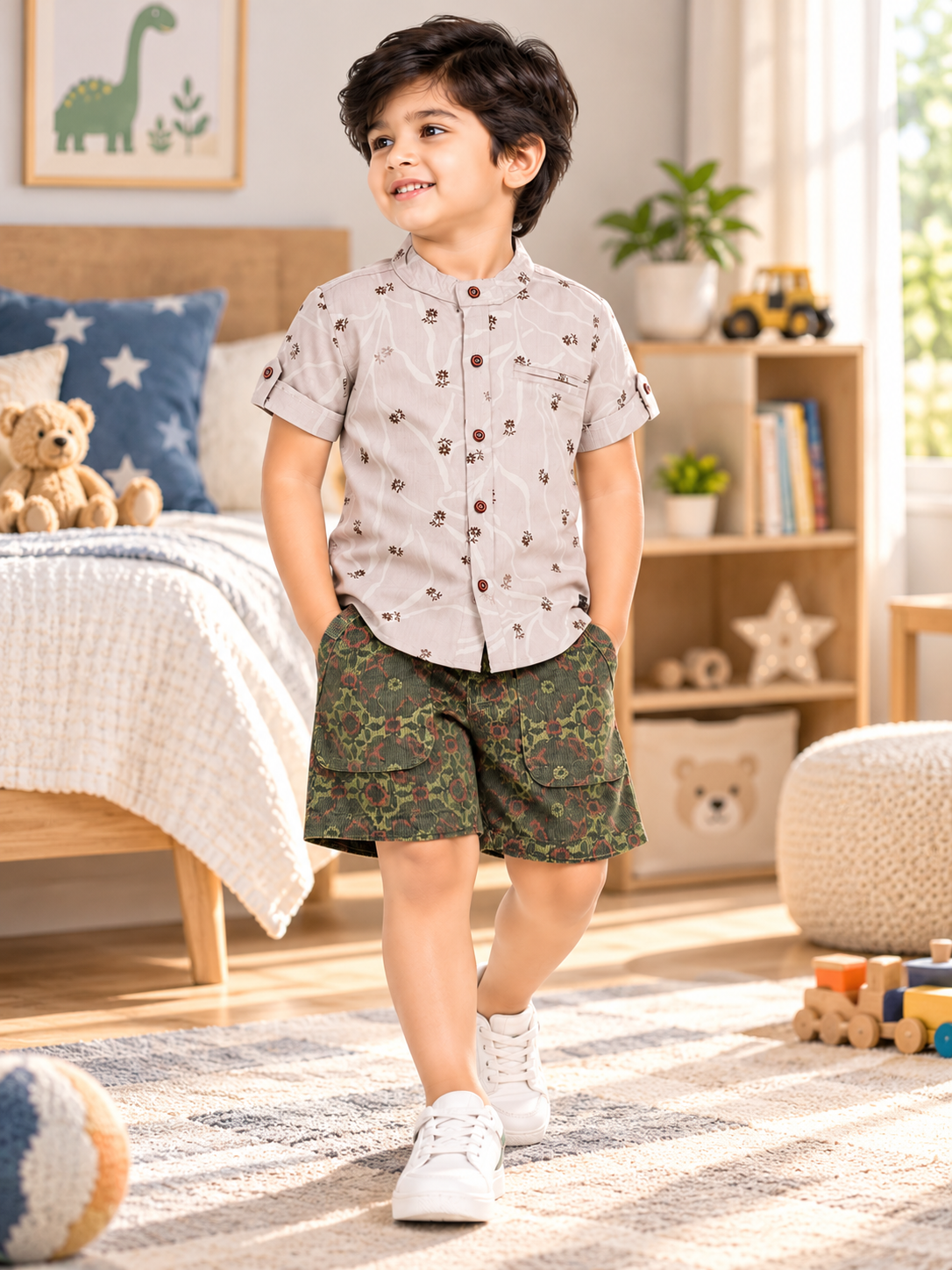 BOYS SHIRT & SHORT SET