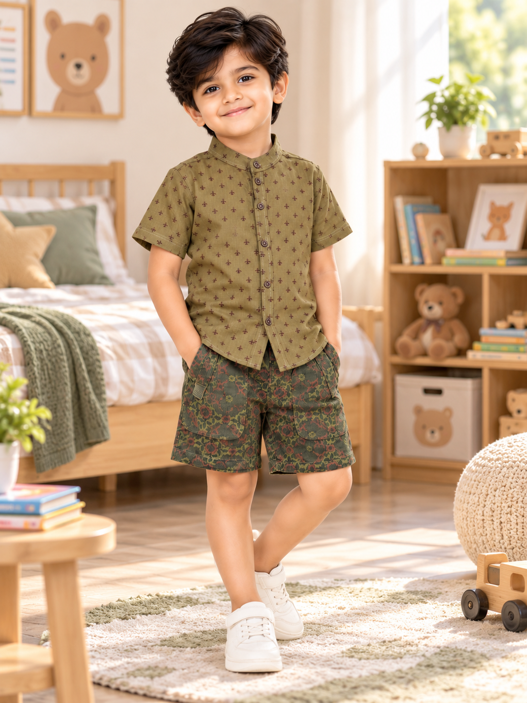 BOYS SHIRT & SHORT SET