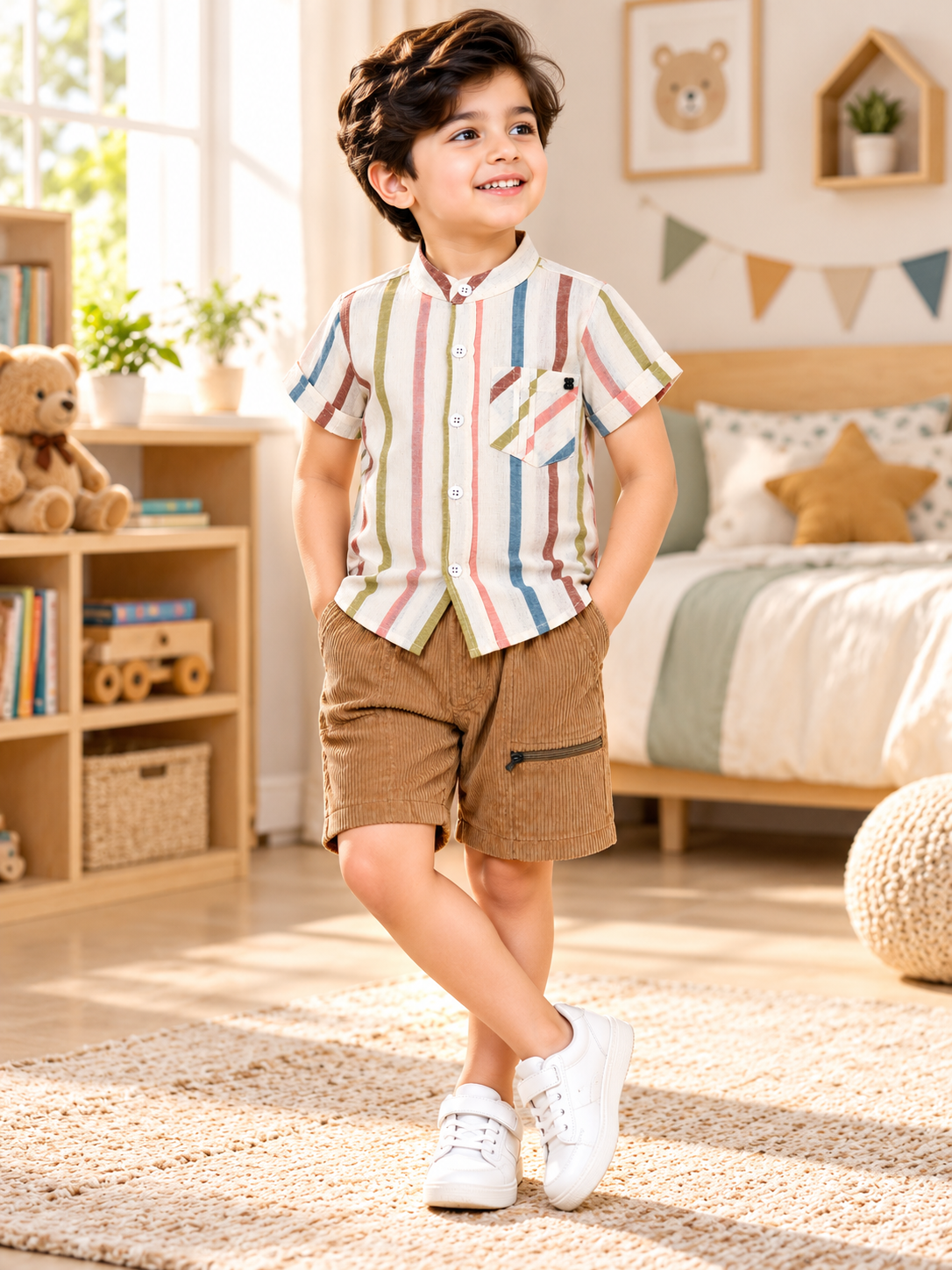 BOYS SHIRT AND SHORT SET