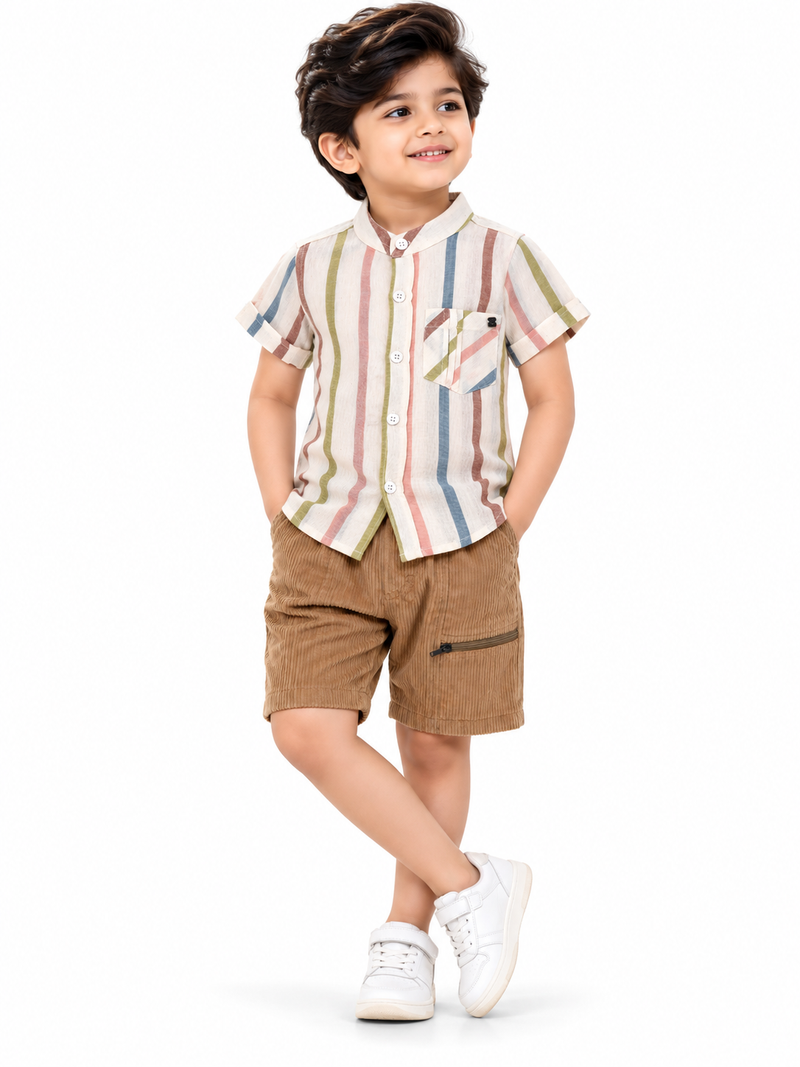 BOYS SHIRT AND SHORT SET