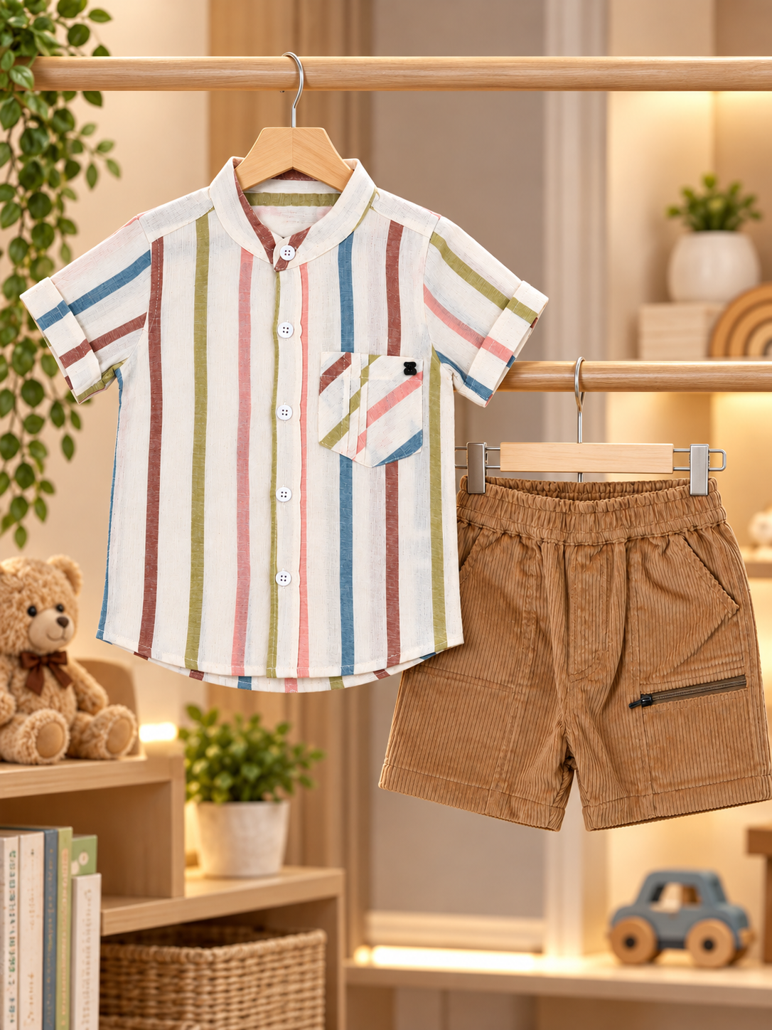 BOYS SHIRT AND SHORT SET