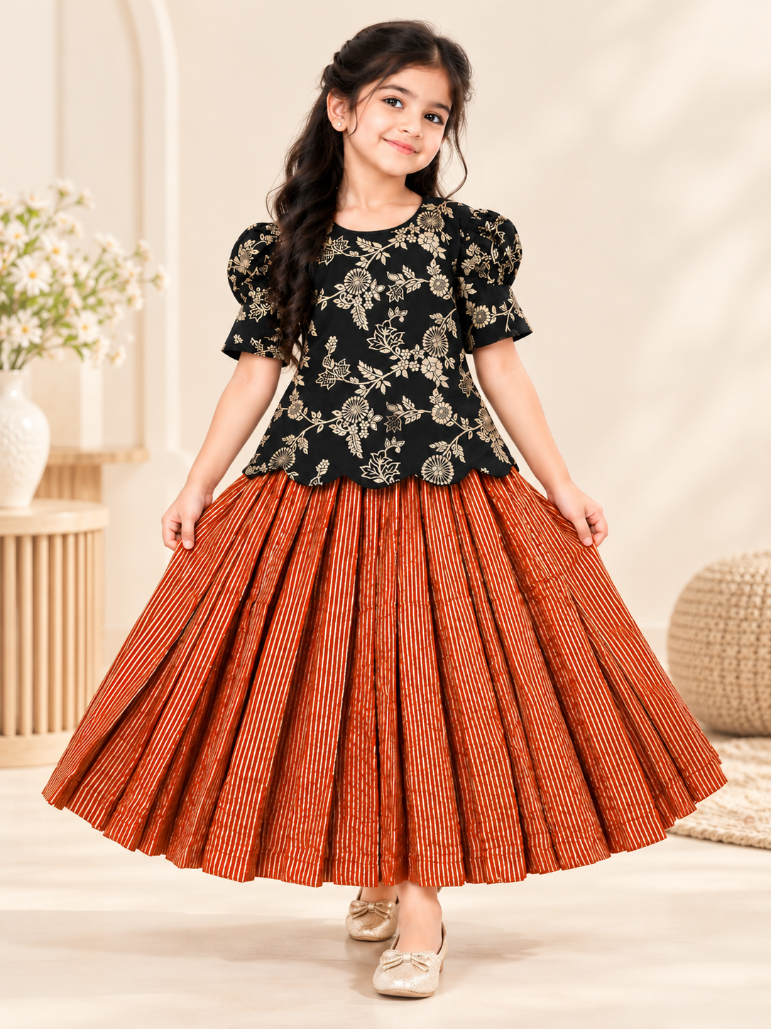 GIRLS SKIRT SET