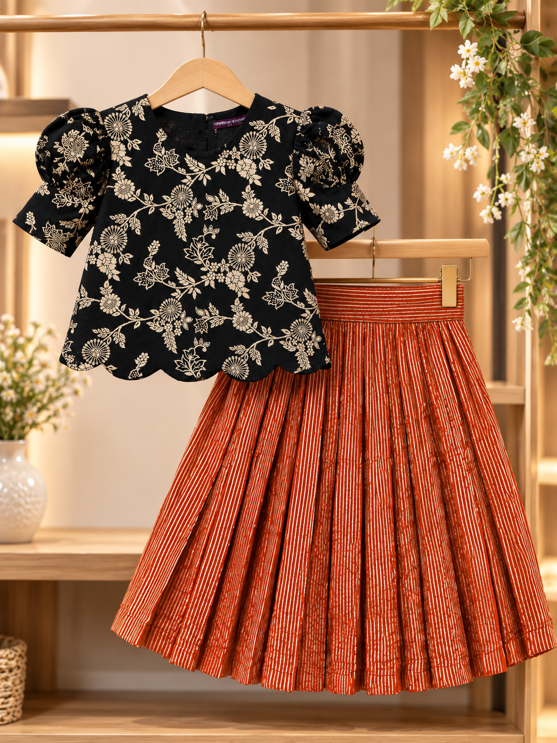 GIRLS SKIRT SET