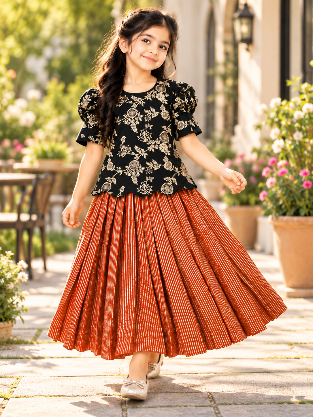 GIRLS SKIRT SET