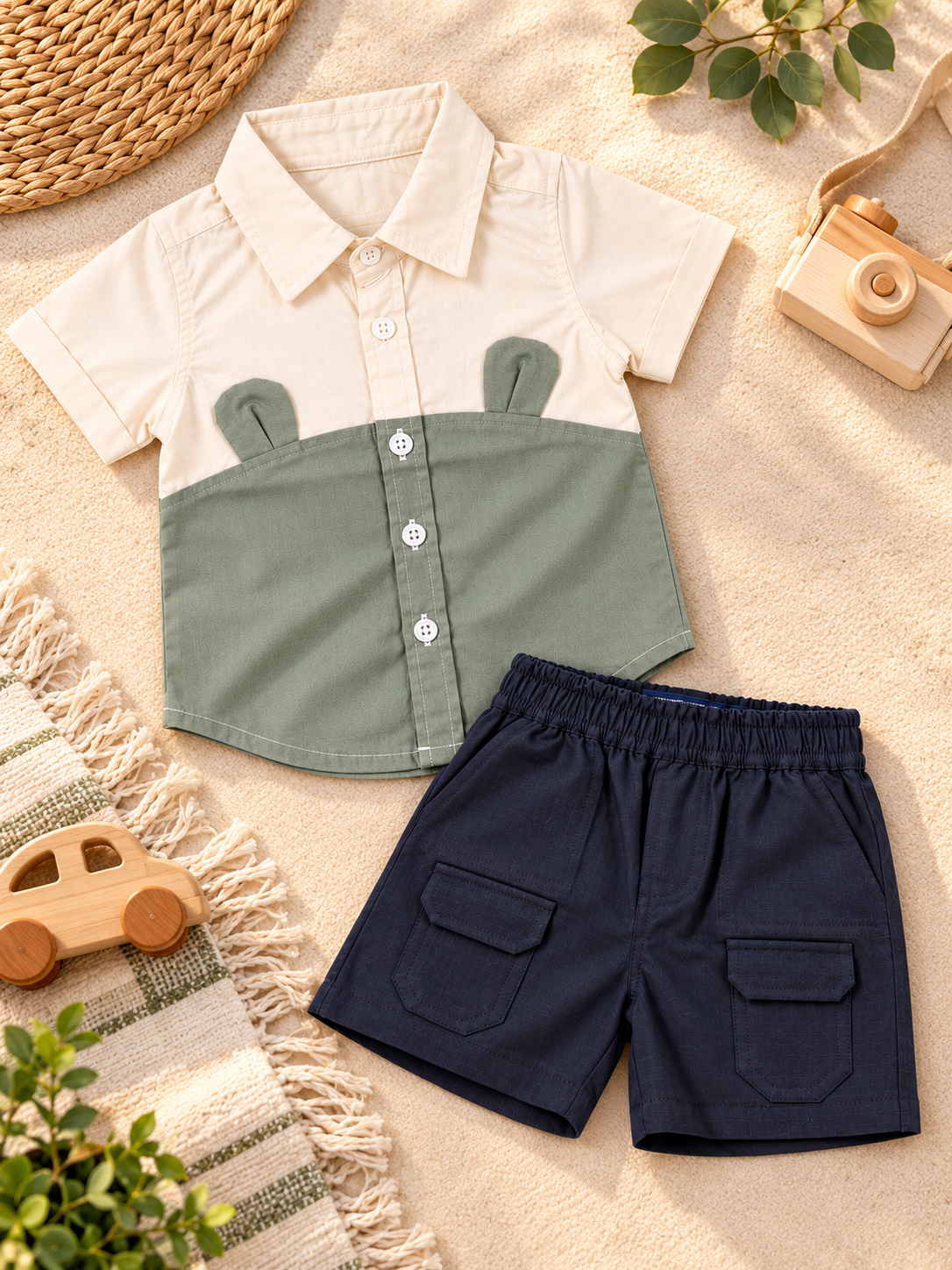 BOYS SHIRT & SHORT SET