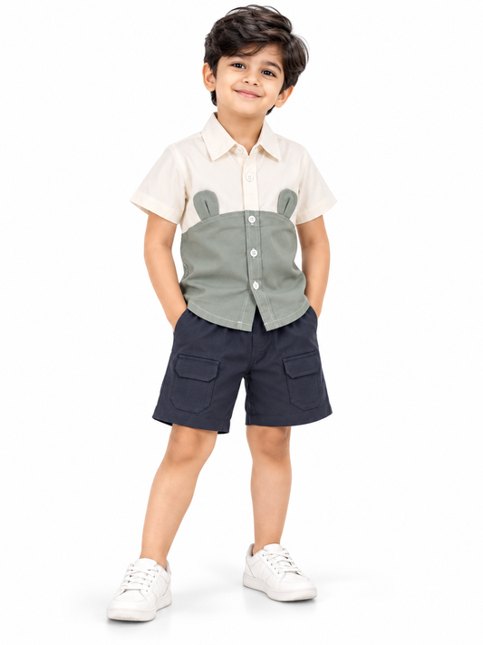 BOYS SHIRT & SHORT SET