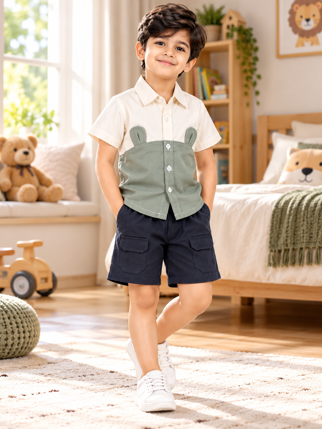 BOYS SHIRT & SHORT SET
