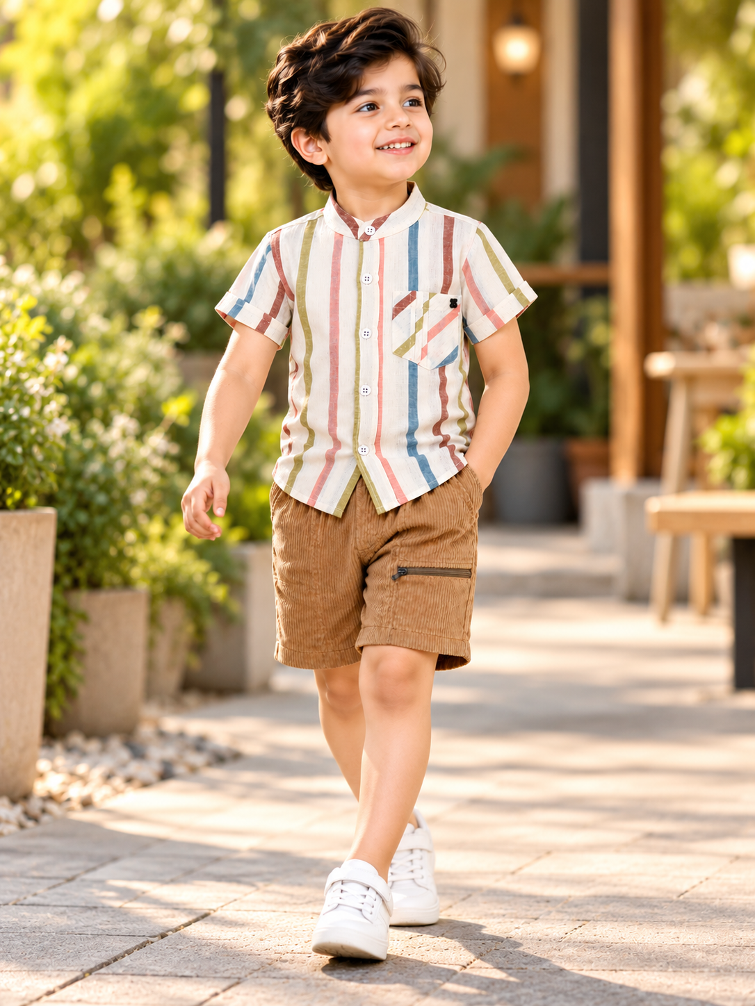 BOYS SHIRT AND SHORT SET