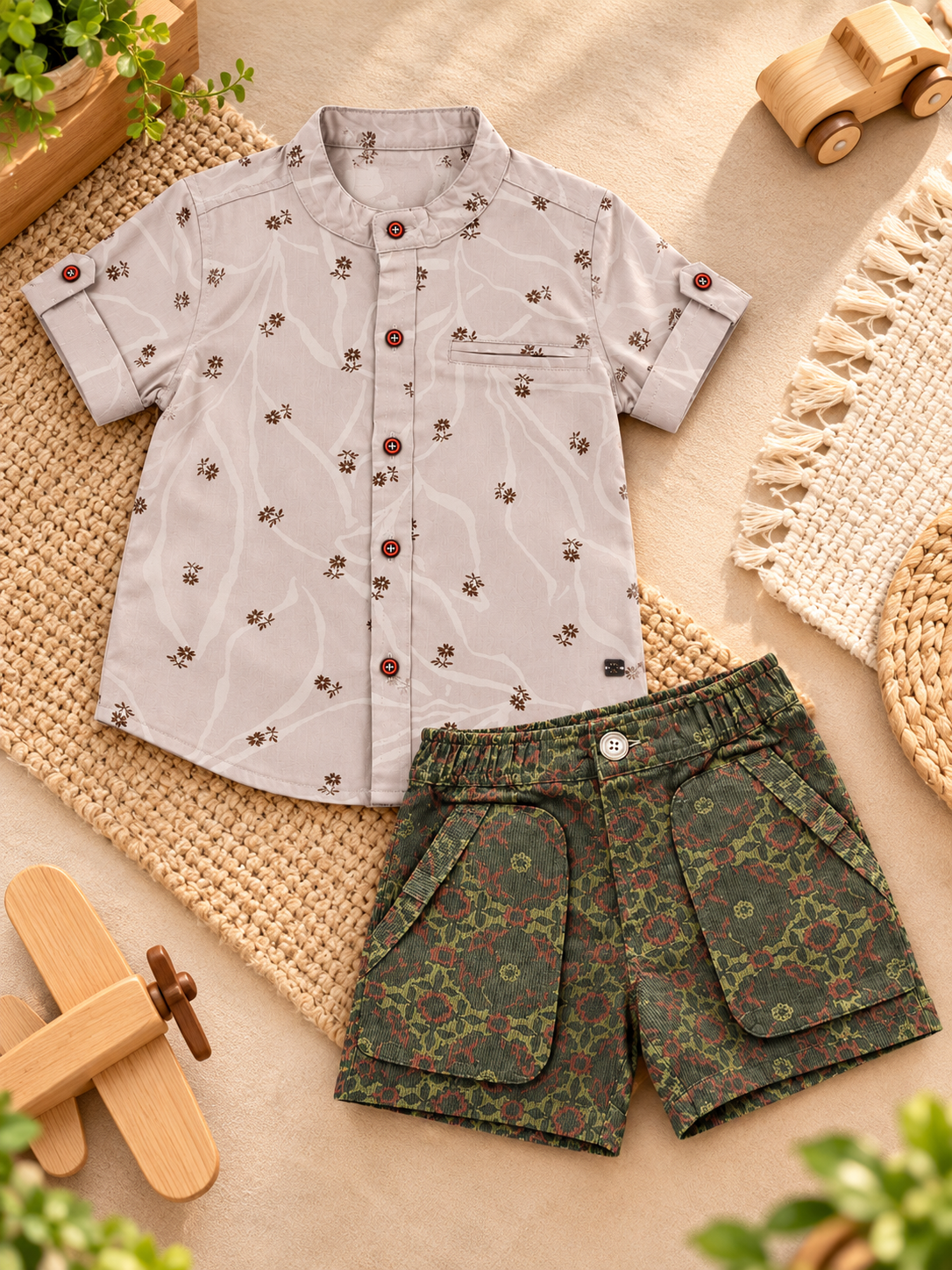 BOYS SHIRT & SHORT SET